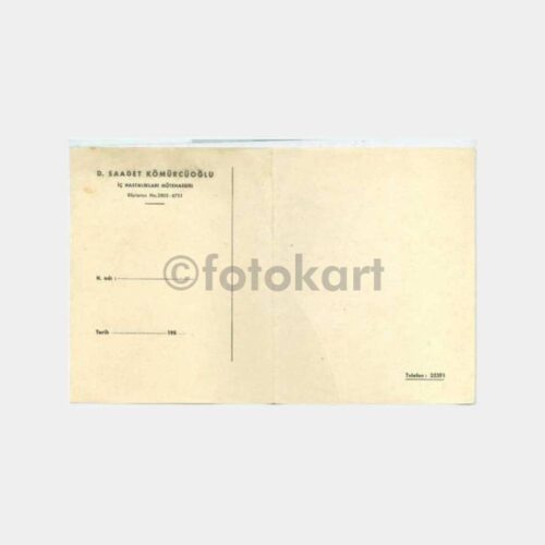 1955 Dr. Saadet Kömürcüoğlu Reçete Kağıdı