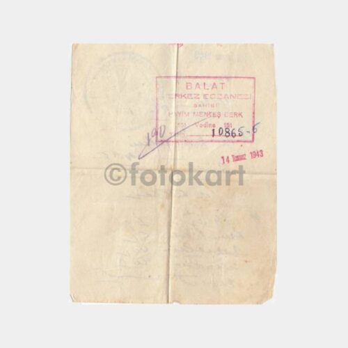 1943 Balat Musevi Hastanesi Reçetesi - Görsel 2