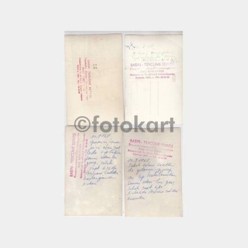 1961 Sirkeci Basın Camiası Konulu 4 Adet Fotoğraf - Görsel 2