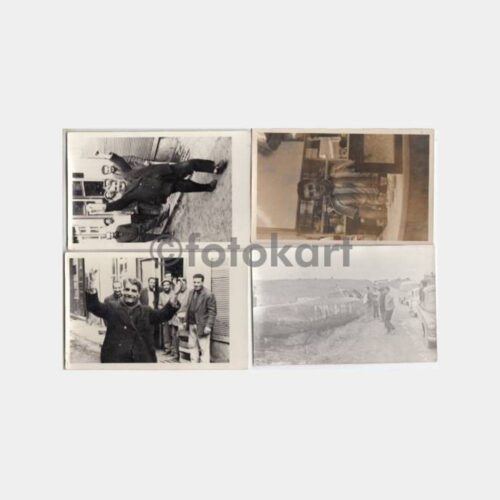 1961 Sirkeci Basın Camiası Konulu 4 Adet Fotoğraf