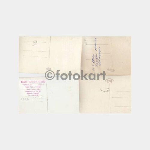 1961 Sirkeci Basın Camiası Konulu 4 Adet Fotoğraf - Görsel 2
