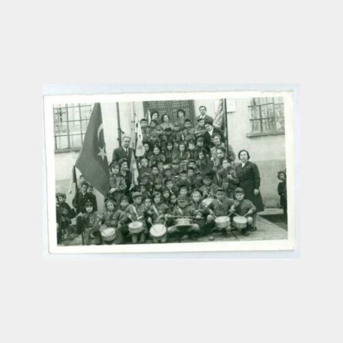 1958 Üsküdar Zeynep Kamil İzciler Grup Fotoğraf