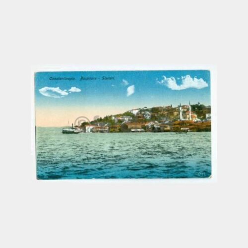 1910 Boğaziçi Üsküdar Sahili Görünüş Kartpostal