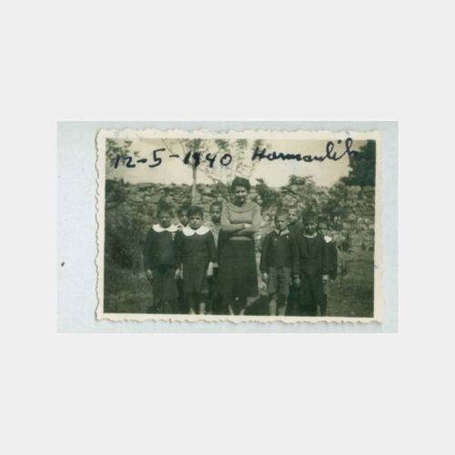 1940 Üsküdar Harmanlık Öğretmen Öğrenci Fotoğraf