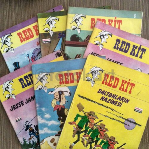 Red Kit - Milliyet Yayınları, 7 Dergi Lot, 1984