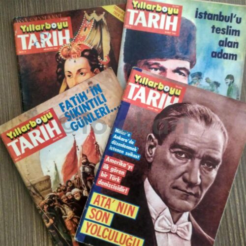 Yıllarboyu Tarih Dergisi, 4 Dergi Lot, 1982