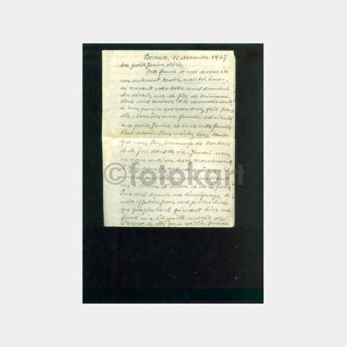 1947 Moda Pappas Ailesi - Bornova Mektubu