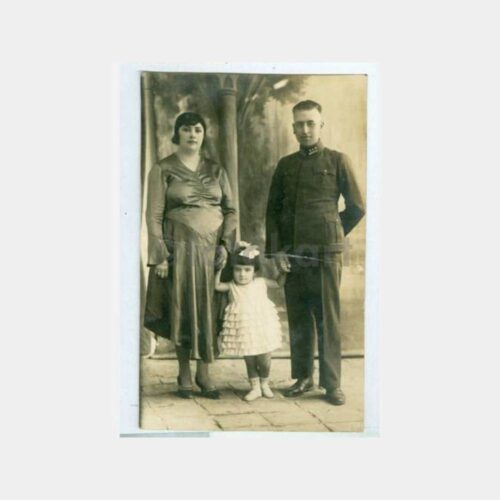 1937 Aile Görünüş Stüdyo Fotoğraf