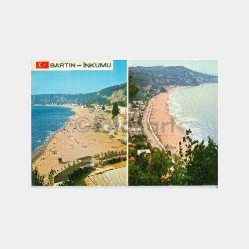 1980 Bartın İnkumu Görünüş Kartpostal