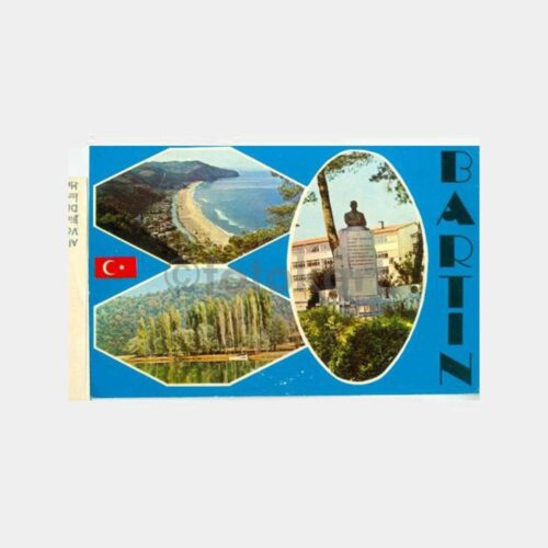 1967 Bartın 3 Değişik Görünüş -Ata Heykel- Kartpostal