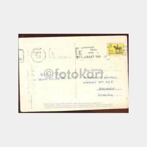 1967 Beyoğlu Galeri Kristal Mağaza Kartı