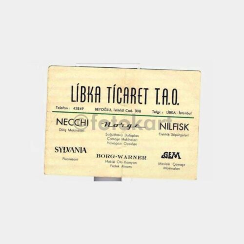 Beyoğlu Libka Ticaret Mağaza Kartı
