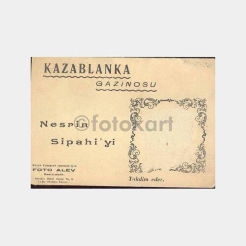 Beyoğlu Kazablanka Gazinosu Fotoğraf Kabı