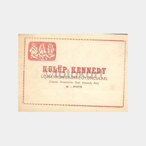Beyoğlu Kulüp Kennedy Fotoğraf Kabı