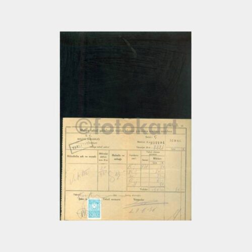 1946 Beyoğlu Vergi Makbuzu