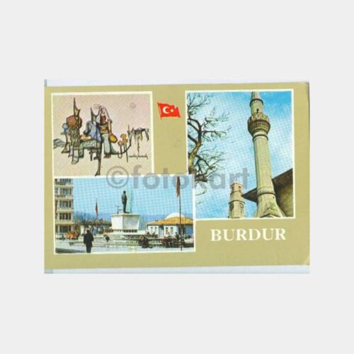 Burdur 3 Değişik Görünüş Kartpostal