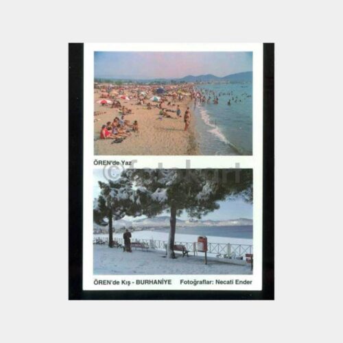 2005 Burhaniye Ören Damgalı Kartpostal