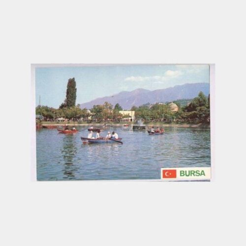 Bursa Fuarı Gölde Gezinti Görünüş Kartpostal