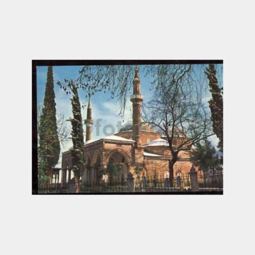 Bursa Muradiye Camii Görünüş Kartpostal