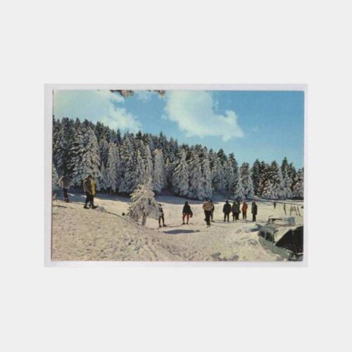 Bursa Uludağ'da Kış Görünüş Kartpostal