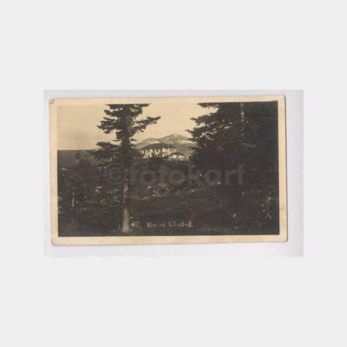 1937 Bursa Uludağ Damgalı Fotokart