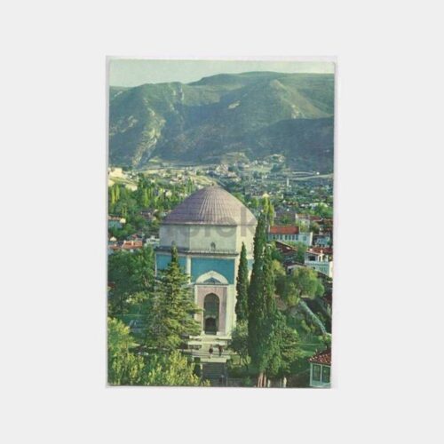 Bursa Yeşil Türbe Görünüşü Kartpostal