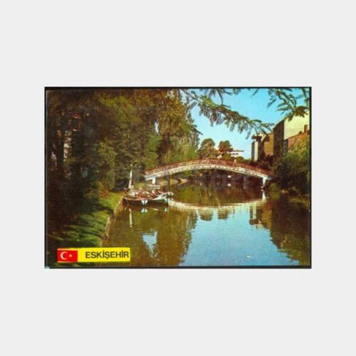 1975 Eskişehir Porsuk Köprü Görünüş Kartpostal