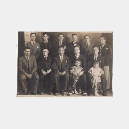 1940 Eskişehir Grup -Foto Memleket- Stüdyo Fotoğraf