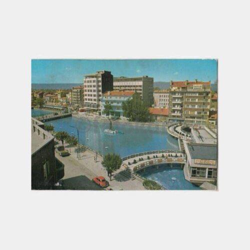 1972 Eskişehir Porsuk Görünüş Kartpostal