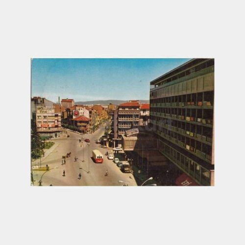 1982 Eskişehir Cengiz Topel Caddesi Kartpostal