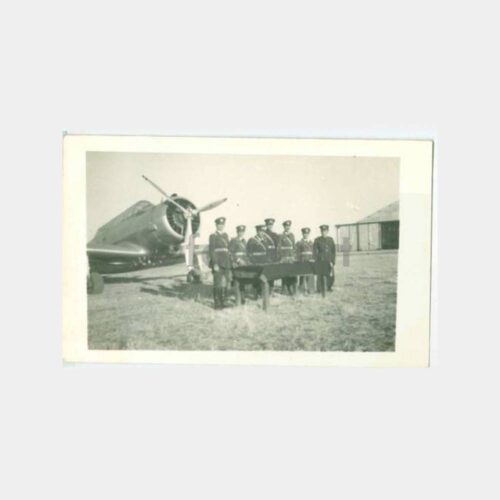 1940 Eskişehir Uçuş Okulu Pilotlar Fotoğraf