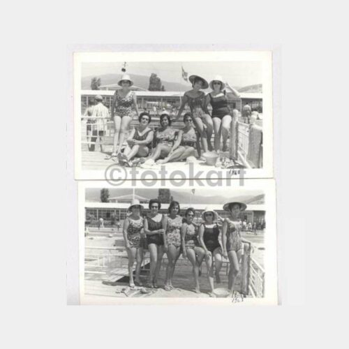 1963 Erdek Kampında Kadınlar Fotoğraf