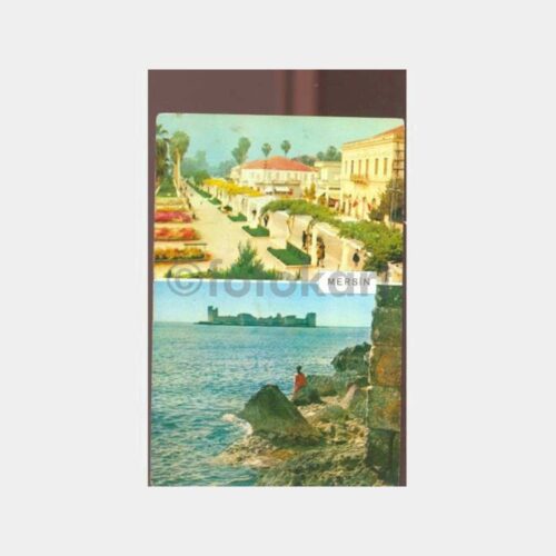 1974 Mersin 2 Görünüş Kartpostal
