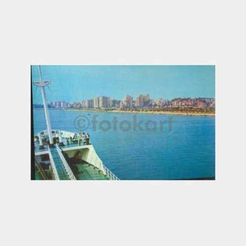 1970 Mersin Sahili Görünüş Kartpostal