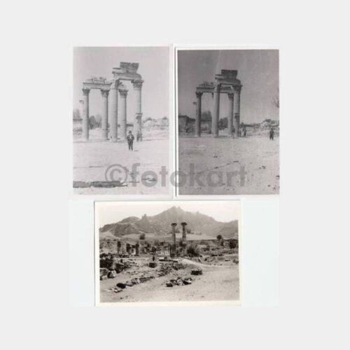 1967 Mersin Antik Harabeler Konulu 3 Adet Fotoğraf