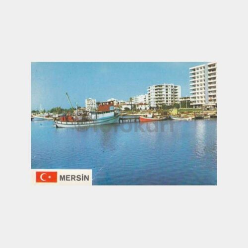 1980 Mersin Sahilden Görünüş Kartpostal