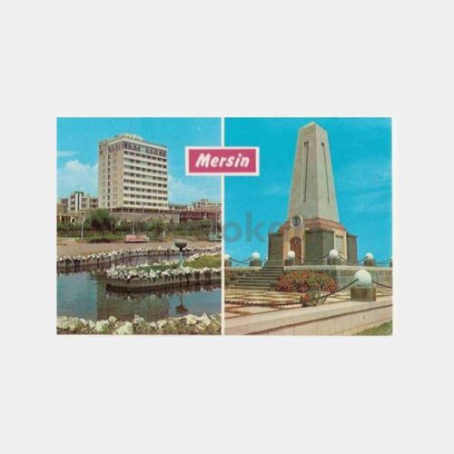 Mersin Park ve Anıt Görünüşü Kartpostal