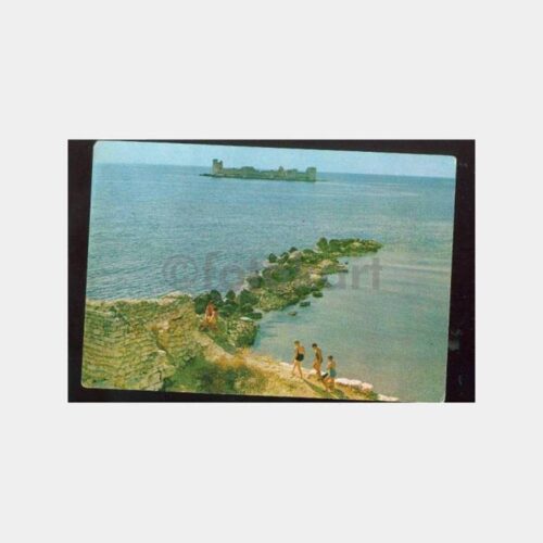 Mersin Kızkalesi Görünüş Kartpostal