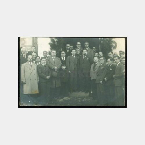 1940 Mersin Ziraat Bankası Personeli Fotoğraf