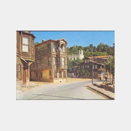 Sarıyer Eski Ev Görünüş Kartpostal