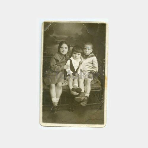 1930 Foto Yeni Dünya - Çocuklar Stüdyo Fotoğraf