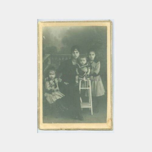 1930 Anne Çocuklar Stüdyo Fotoğraf