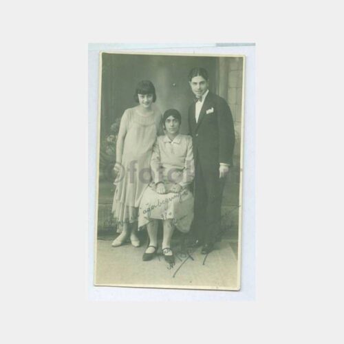 1930 Aile Görünüş Stüdyo Fotoğraf