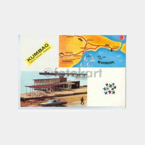 1968 Tekirdağ Kumbağ Görünüş Kartpostal