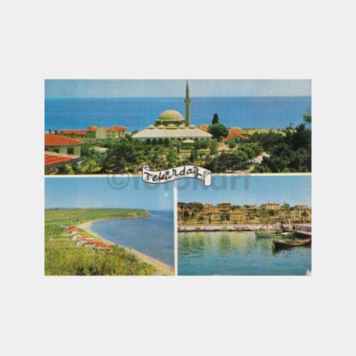 1975 Tekirdağ 3 Değişik Görünüş Kartpostal