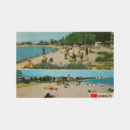 1980 Tekirdağ Şarköy Görünüş Kartpostal