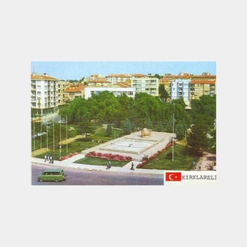 Kırklareli Atatürk Parkı Kartpostal