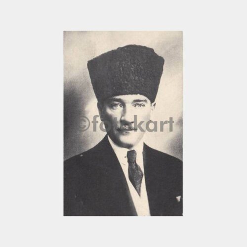 Atatürk Konulu Repro. Baskı Kartpostal