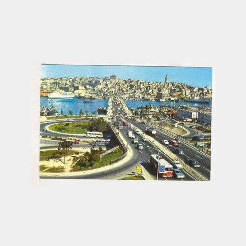 İstanbul Unkapanı Atatürk Köprüsü Kartpostal