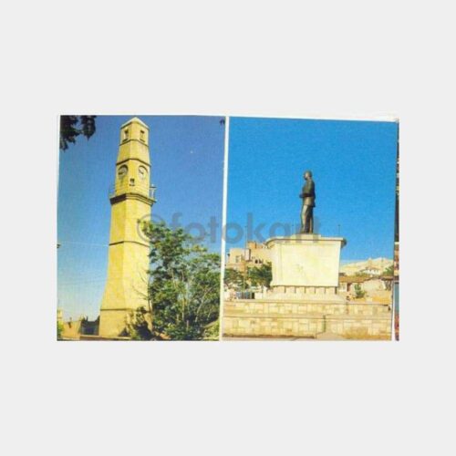 Burdur Atatürk Anıtı ve Saat Kulesi Kartpostal